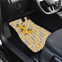Maku'e Hawaiian Mango Palaka Car Mats Aloha Hibiscus Pikake Lei LT9 - Polynesian Pride