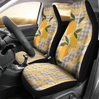 Maku'e Hawaiian Mango Palaka Car Seat Cover Aloha Hibiscus Pikake Lei LT9 - Polynesian Pride