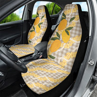 Maku'e Hawaiian Mango Palaka Car Seat Cover Aloha Hibiscus Pikake Lei LT9 - Polynesian Pride