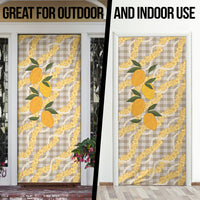 Maku'e Hawaiian Mango Palaka Door Cover Aloha Hibiscus Pikake Lei LT9 - Polynesian Pride