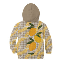 Maku'e Hawaiian Mango Palaka Kid Hoodie Aloha Hibiscus Pikake Lei LT9 - Polynesian Pride