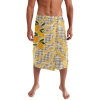 Maku'e Hawaiian Mango Palaka Lavalava Aloha Hibiscus Pikake Lei LT9 Brown - Polynesian Pride