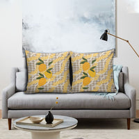 Maku'e Hawaiian Mango Palaka Pillow Cover Aloha Hibiscus Pikake Lei LT9 - Polynesian Pride