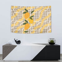 Maku'e Hawaiian Mango Palaka Tapestry Aloha Hibiscus Pikake Lei LT9 - Polynesian Pride
