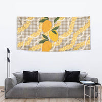 Maku'e Hawaiian Mango Palaka Tapestry Aloha Hibiscus Pikake Lei LT9 - Polynesian Pride