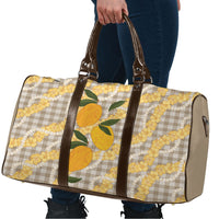 Maku'e Hawaiian Mango Palaka Travel Bag Aloha Hibiscus Pikake Lei LT9 - Polynesian Pride