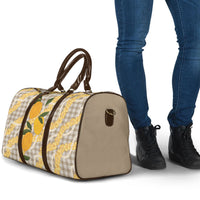Maku'e Hawaiian Mango Palaka Travel Bag Aloha Hibiscus Pikake Lei LT9 - Polynesian Pride