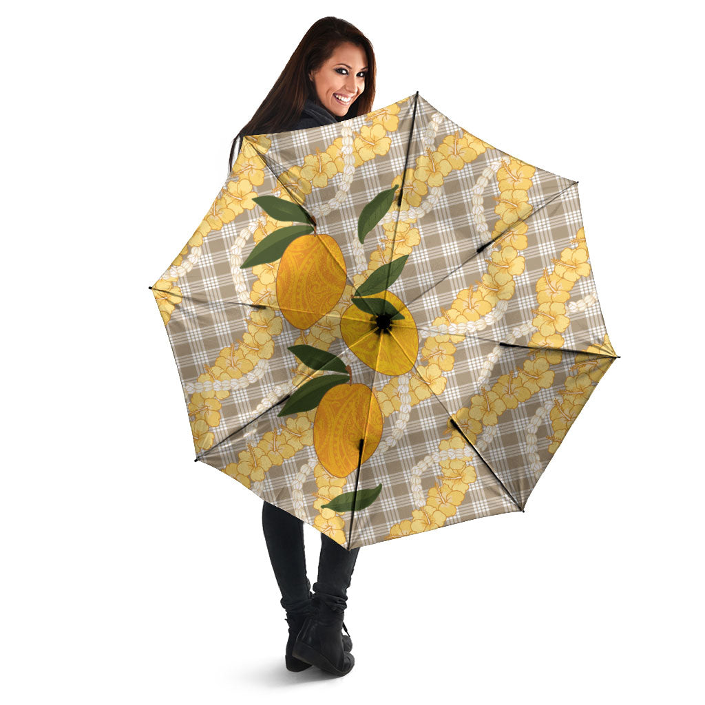 Maku'e Hawaiian Mango Palaka Umbrella Aloha Hibiscus Pikake Lei LT9 - Polynesian Pride