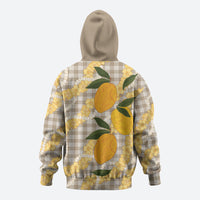 Maku'e Hawaiian Mango Palaka Zip Hoodie Aloha Hibiscus Pikake Lei LT9 - Polynesian Pride