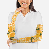 Alani Hawaiian Mango Palaka Arm Sleeves Aloha Hibiscus Pikake Lei LT9 - Polynesian Pride