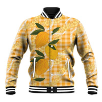 Alani Hawaiian Mango Palaka Baseball Jacket Aloha Hibiscus Pikake Lei LT9 Unisex Orange - Polynesian Pride