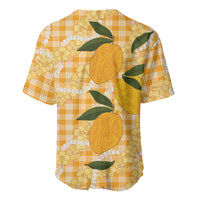 Alani Hawaiian Mango Palaka Baseball Jersey Aloha Hibiscus Pikake Lei LT9 - Polynesian Pride