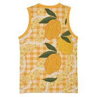 Alani Hawaiian Mango Palaka Basketball Jersey Aloha Hibiscus Pikake Lei LT9 - Polynesian Pride