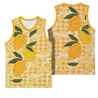 Alani Hawaiian Mango Palaka Basketball Jersey Aloha Hibiscus Pikake Lei LT9 - Polynesian Pride