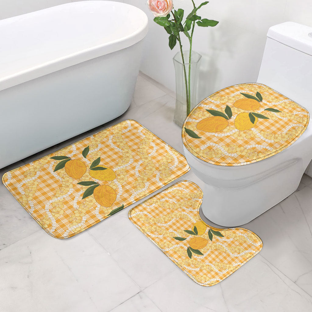 Alani Hawaiian Mango Palaka Bathroom Set Aloha Hibiscus Pikake Lei LT9 - Polynesian Pride