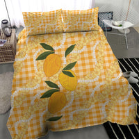 Alani Hawaiian Mango Palaka Bedding Set Aloha Hibiscus Pikake Lei LT9 - Polynesian Pride