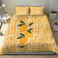 Alani Hawaiian Mango Palaka Bedding Set Aloha Hibiscus Pikake Lei LT9 - Polynesian Pride