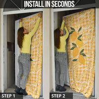 Alani Hawaiian Mango Palaka Door Cover Aloha Hibiscus Pikake Lei LT9 - Polynesian Pride