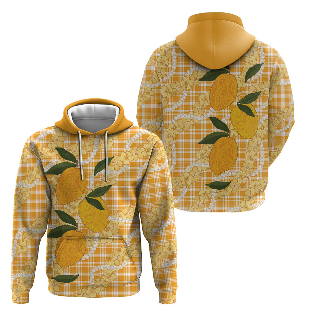 Alani Hawaiian Mango Palaka Hoodie Aloha Hibiscus Pikake Lei LT9 - Polynesian Pride