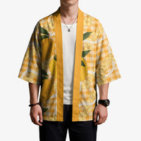 Alani Hawaiian Mango Palaka Kimono Aloha Hibiscus Pikake Lei LT9 - Polynesian Pride