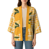 Alani Hawaiian Mango Palaka Kimono Aloha Hibiscus Pikake Lei LT9 - Polynesian Pride