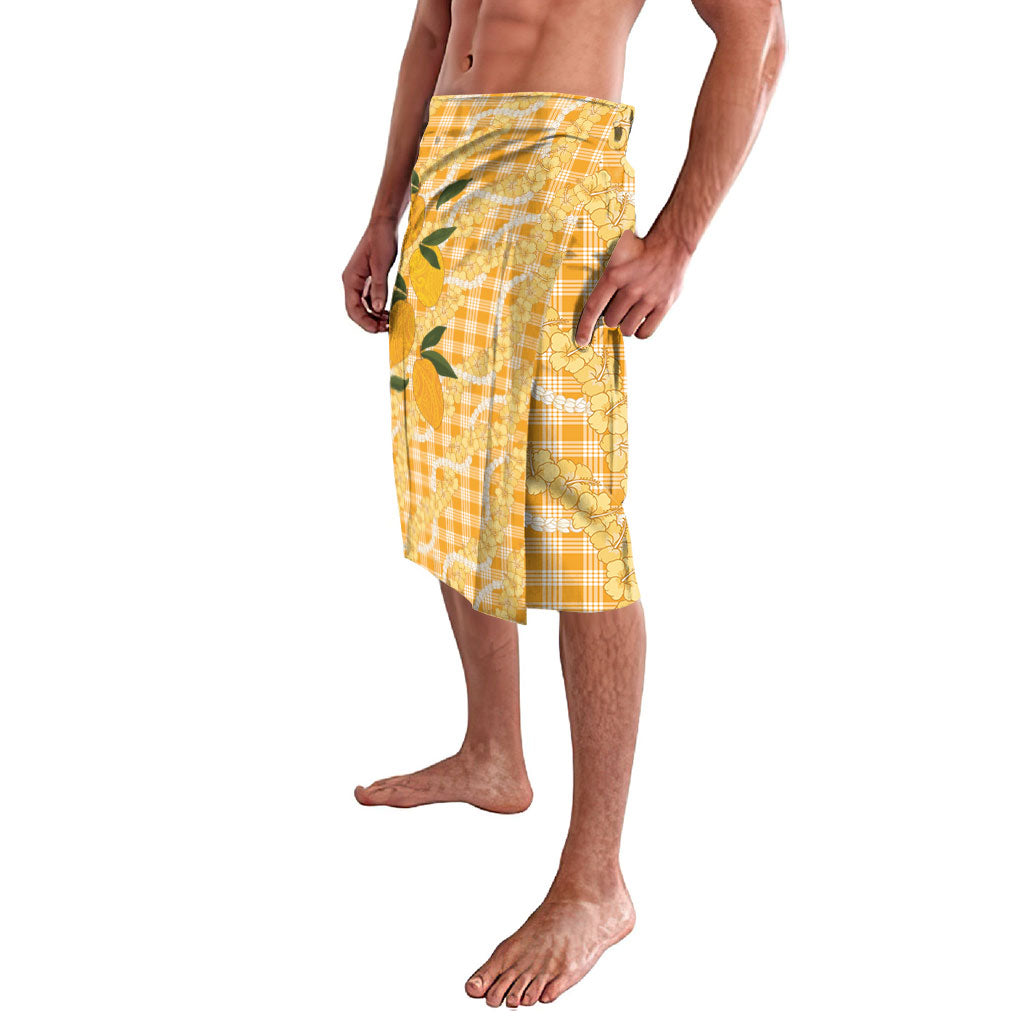 Alani Hawaiian Mango Palaka Lavalava Aloha Hibiscus Pikake Lei LT9 - Polynesian Pride