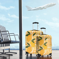 Alani Hawaiian Mango Palaka Luggage Cover Aloha Hibiscus Pikake Lei LT9 - Polynesian Pride