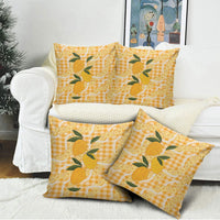 Alani Hawaiian Mango Palaka Pillow Cover Aloha Hibiscus Pikake Lei LT9 - Polynesian Pride