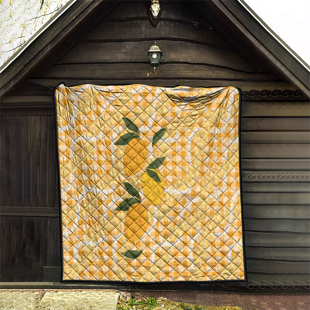 Alani Hawaiian Mango Palaka Quilt Aloha Hibiscus Pikake Lei LT9 - Polynesian Pride