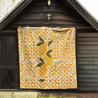 Alani Hawaiian Mango Palaka Quilt Aloha Hibiscus Pikake Lei LT9 - Polynesian Pride