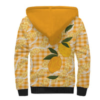 Alani Hawaiian Mango Palaka Sherpa Hoodie Aloha Hibiscus Pikake Lei LT9 - Polynesian Pride