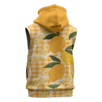 Alani Hawaiian Mango Palaka Sleeveless Zip Hoodie Aloha Hibiscus Pikake Lei LT9 - Polynesian Pride