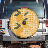 Alani Hawaiian Mango Palaka Spare Tire Cover Aloha Hibiscus Pikake Lei LT9 Orange - Polynesian Pride