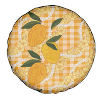 Alani Hawaiian Mango Palaka Spare Tire Cover Aloha Hibiscus Pikake Lei LT9 - Polynesian Pride