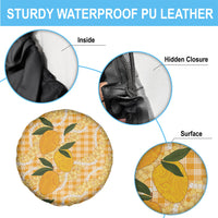 Alani Hawaiian Mango Palaka Spare Tire Cover Aloha Hibiscus Pikake Lei LT9 - Polynesian Pride