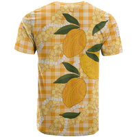 Alani Hawaiian Mango Palaka T Shirt Aloha Hibiscus Pikake Lei LT9 - Polynesian Pride