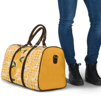 Alani Hawaiian Mango Palaka Travel Bag Aloha Hibiscus Pikake Lei LT9 - Polynesian Pride