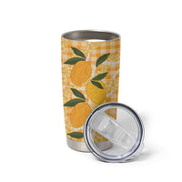 Alani Hawaiian Mango Palaka Tumbler Cup Aloha Hibiscus Pikake Lei LT9 - Polynesian Pride