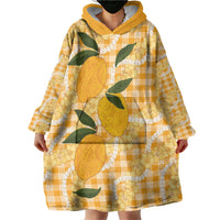 Alani Hawaiian Mango Palaka Wearable Blanket Hoodie Aloha Hibiscus Pikake Lei LT9 - Polynesian Pride