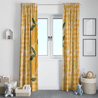 Alani Hawaiian Mango Palaka Window Curtain Aloha Hibiscus Pikake Lei LT9 - Polynesian Pride