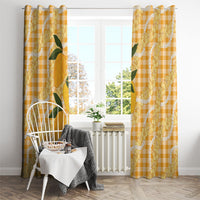 Alani Hawaiian Mango Palaka Window Curtain Aloha Hibiscus Pikake Lei LT9 - Polynesian Pride