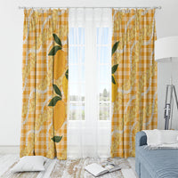 Alani Hawaiian Mango Palaka Window Curtain Aloha Hibiscus Pikake Lei LT9 - Polynesian Pride