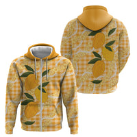 Alani Hawaiian Mango Palaka Zip Hoodie Aloha Hibiscus Pikake Lei LT9 - Polynesian Pride