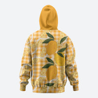 Alani Hawaiian Mango Palaka Zip Hoodie Aloha Hibiscus Pikake Lei LT9 - Polynesian Pride