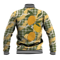 Uliuli Ahiahia Hawaiian Mango Palaka Baseball Jacket Aloha Hibiscus Pikake Lei LT9 - Polynesian Pride