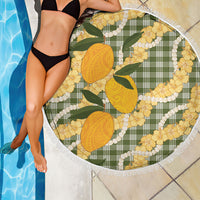 Uliuli Ahiahia Hawaiian Mango Palaka Beach Blanket Aloha Hibiscus Pikake Lei LT9 - Polynesian Pride