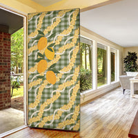 Uliuli Ahiahia Hawaiian Mango Palaka Door Cover Aloha Hibiscus Pikake Lei LT9 - Polynesian Pride