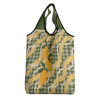 Uliuli Ahiahia Hawaiian Mango Palaka Grocery Bag Aloha Hibiscus Pikake Lei LT9 - Polynesian Pride