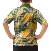 Uliuli Ahiahia Hawaiian Mango Palaka Kid Hawaiian Shirt Aloha Hibiscus Pikake Lei LT9 - Polynesian Pride