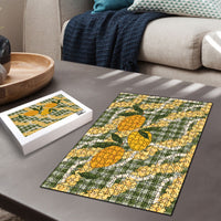 Uliuli Ahiahia Hawaiian Mango Palaka Puzzle Aloha Hibiscus Pikake Lei LT9 - Polynesian Pride